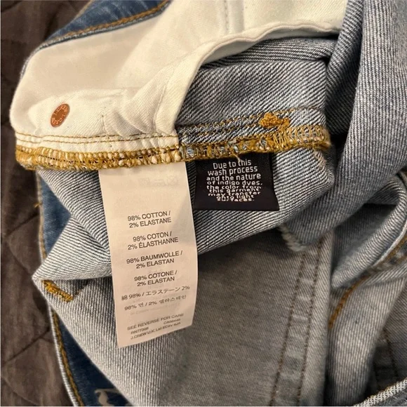 J.Crew Indigo Denim Cutoff Shorts Size 27 Jean Shorts - Picture 6 of 7